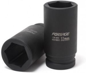 Головка ударная глубокая  34мм (6гр.) 1" Forsage F-48510034