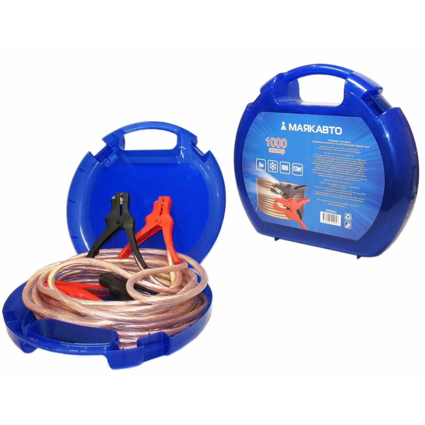 Провод прикуривателя 1000А, L=6м МАЯКАВТО 10006ма