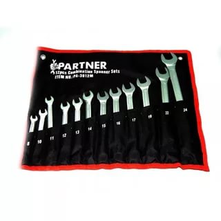 Набор ключей комбинированных 10пр. (10,12-15,17,19,24,27,32мм) на полотне Partner PA-3010P