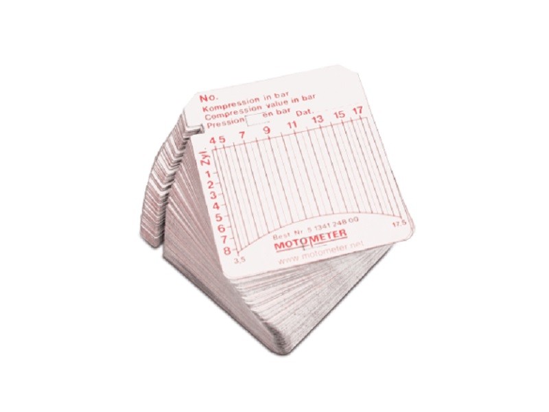 Motometer 622 001 0040 Комплект сменных карточек 10 - 40 бар (100 шт)¶¶Для Motometer 623 002 1120 Ко