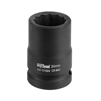 Ударная головка 12 гр. 3/4" 46мм AV Steel AV-731046