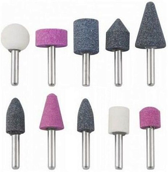 Набор камней абарзивных, 5пр.(хвостовик 6мм) Forsage F-GSK501