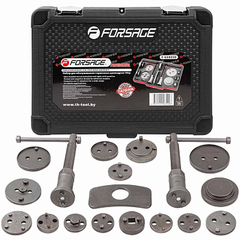 Набор для возврата тормозных цилиндров 18пр.право/левосторонний привод, в кейсе Forsage F-65805