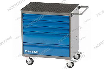 Тележка инструментальная 5 полок NORDBERG OPTIMAL-NT125