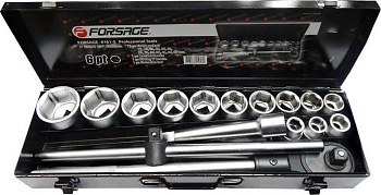 Набор инструмента  16пр. 3/4" (6гр.) (17,19,21,24,27,30,32,33,36,38,41,46,50) Forsage F-6161-5