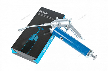 Шприц плунжерный пневматический для густой смазки, 400мл, с поворотом рукоятки NORDBERG NO3401