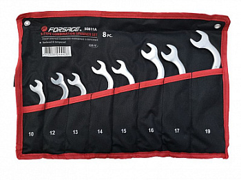 Набор ключей накидных S-образных,8пр. в сумк Forsage F-50811A