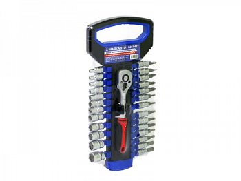 Набор головок 1/4" 6-гр. 11 пр. 4-14мм, 14бит, трещотка ТДМ 5251427