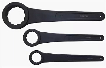 Ключ накидной ударный односторонний удлиненный 75мм FORCEKRAFT FK-79275