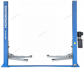 Подъёмник 2-х стоечный с нижней синхронизацией 4 т  ручные стопора, 380 В NORDBERG N4121A-4T_380V