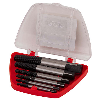 Набор экстракторов резьбы в пластиковом футляре 6пр. AV Steel AV-921071