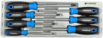 Набор отверток 7пр. (PH.1,2,3+SL 4, 5.5, 6.5, 8мм)в лотке Forsage F-20713