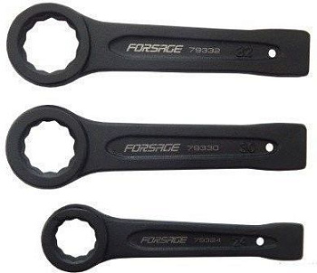 Ключ накидной ударный односторонний 155мм (L-565мм) Forsage F-793155