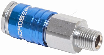 Соединительная розетка с внешней резьбой на 1/4" NORDBERG NPF22 