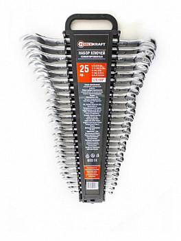 Набор ключей комбинированных 25пр. (6-30, 32мм) FORCEKRAFT FK-5261MP