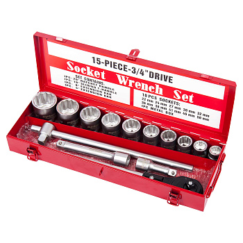 Набор инструментов 15 пр. 3/4"  12-гр. AV Steel AV-531115