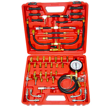 Набор для измерения давления в топливных системах (0-10bar), в кейсе ТДМ 3017вт