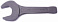 Ключ рожковый ударный односторонний 80мм (L-395мм) Forsage F-79180
