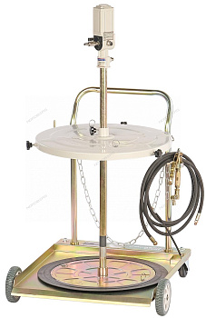 Установка пневматическая для раздачи густой смазки из бочек до 200л, с тележкой NORDBERG NO5026