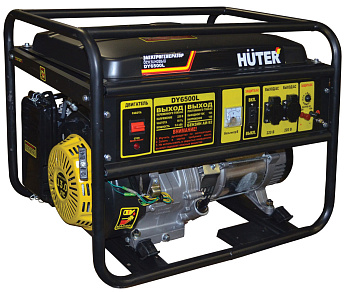 Бензиновый генератор (5 кВт) Huter DY6500L