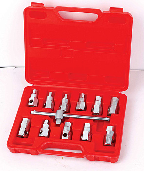 Набор для откручивания масляных пробок, 12 пр. ТДМ 5039вт