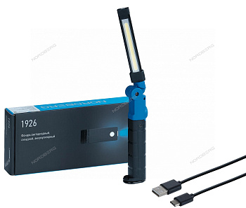 Фонарь светодиодный 248*7мм, складной, аккумуляторный, 3,7 В(без зарядного устройства) NORDBERG 1926