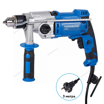 Дрель ударная, макс Ø сверла 16 мм, 1100 Вт NORDBERG NE011Q