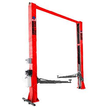 Подъёмник 2-х стоечный с верхней синхронизацией 4 т  стопора на одной колон  Red Line R240MA