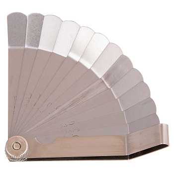 Набор щупов 12пр. (0.203-0.66мм;0.008"-0,026"мм) изогнутые AV-921124