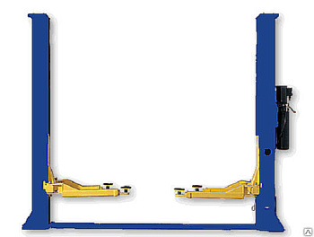Подъёмник 2-х стоечный с нижней синхр-й 4 т.ручные стопора 380 В System4you T4
