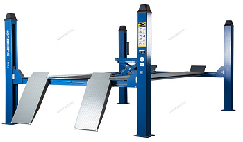 Подъемник четырехстоечный, c траверсой, г/п 4,5 тонны, для слесарных работ NORDBERG 4445J