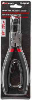 Съемник стопорных колец гнутый на cжим (90°,L-200мм) FORCEKRAFT FK-68-200HB