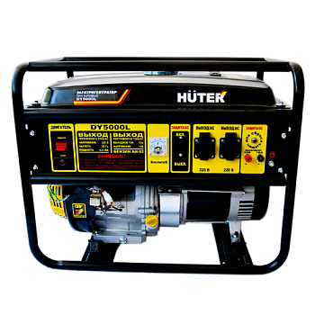 Бензиновый генератор (4 кВт) Huter DY5000L