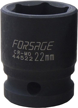 Головка ударная 19мм (6гр.) 1/2" Forsage F-44519