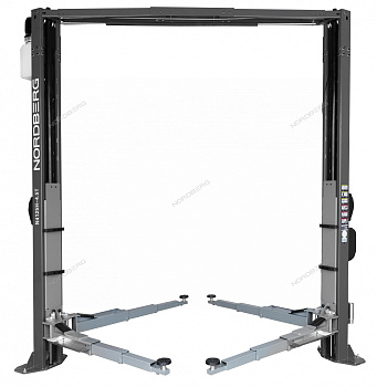 Подъёмник 2-х стоечный с верхней синхронизацией 4,5 т  электростопора 380В NORDBERG N4125H-4,5G