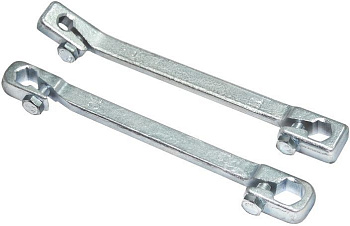 Ключ для тормозных трубок с зажимом 10х13мм Partner PA-301013