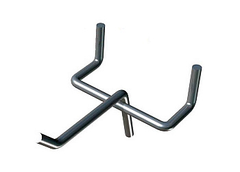 Крючок  металлический 8см. для экрана верстака (10 шт.) ПАКС