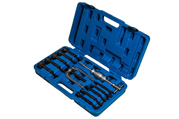 Набор съемников внутренних подшипников, цанговый с обратным молотком 8-58мм ТДМ 1013вт