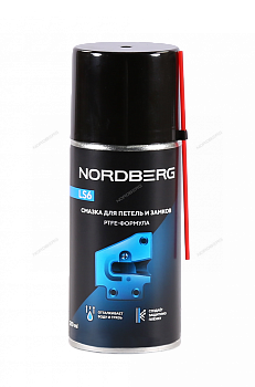 Смазка для петель и замков с PTFE LS6, аэрозоль, 210 мл NORDBERG LS6-210