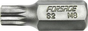 Бита 12-лучевая 30ммL M14 10мм Forsage F-1783014