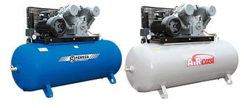 Компрессор воздушный поршневой (1400 л/мин, 500 л/бак, 380 В) REMEZA СБ4/С-500.LТ100/7,5