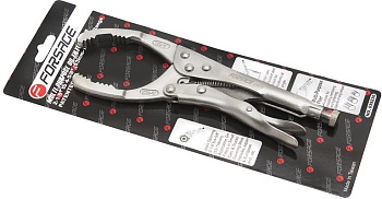 Клещи для масляного фильтра с фиксатором Forsage F-639230