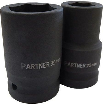 Головка ударная  34мм (6гр.) 1" Partner PA-48534