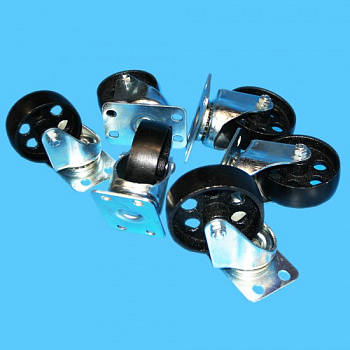 Комплект колес для крана гаражного 6 шт. МС MS0601A & MS0601B/W