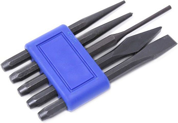 Набор зубил и выколоток, 5пр,  Forsage F-5054