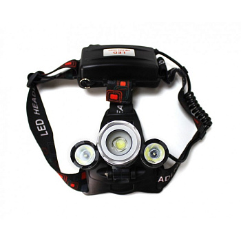 Фонарь светодиодный аккумуляторный налобный (5W LED) Forsage F-01147