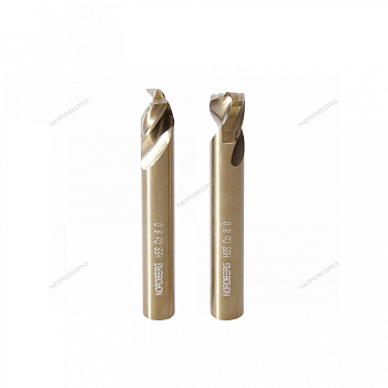 Фреза для высверливания сварочных точек  8мм, длина 60 мм, 2 шт NORDBERG DS0860