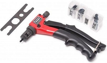 Заклепочник ручной резьбовой (L - 210мм, резьбовые адаптеры - м3, м4, м5, м6,) Forsage F-01J0117