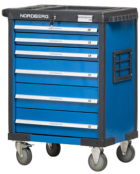 Тележка инструментальная 6 полок NORDBERG T6N(B)