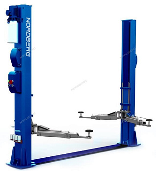 Подъёмник 2-х стоечный с нижней синхронизацией 4,5 т  электрич. стопора, 380 В NORDBERG N4125-4,5B